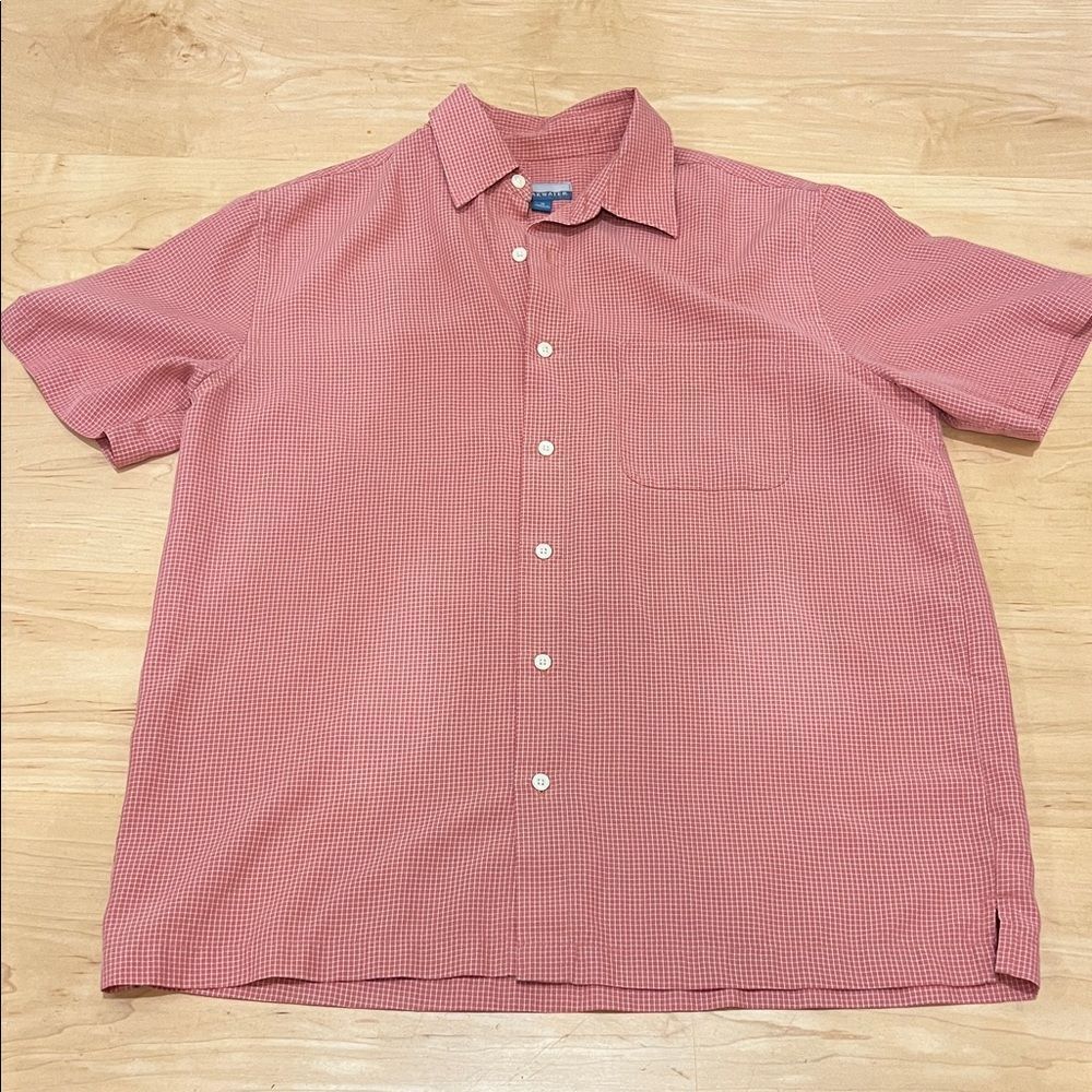 Men's Breakwater‎ Red Short Sleeve Shirt